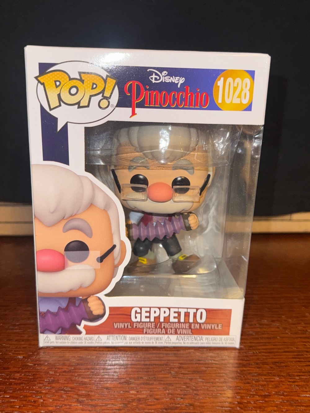 Funko Pop Disney Geppetto Pinocchio Figure #1028